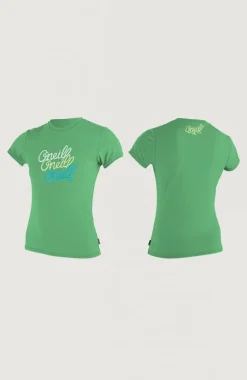 Skins Short Sleeve Rash Tee | Light Green