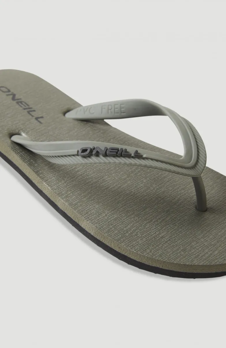 Slippers Profile Small Logo | Military Green