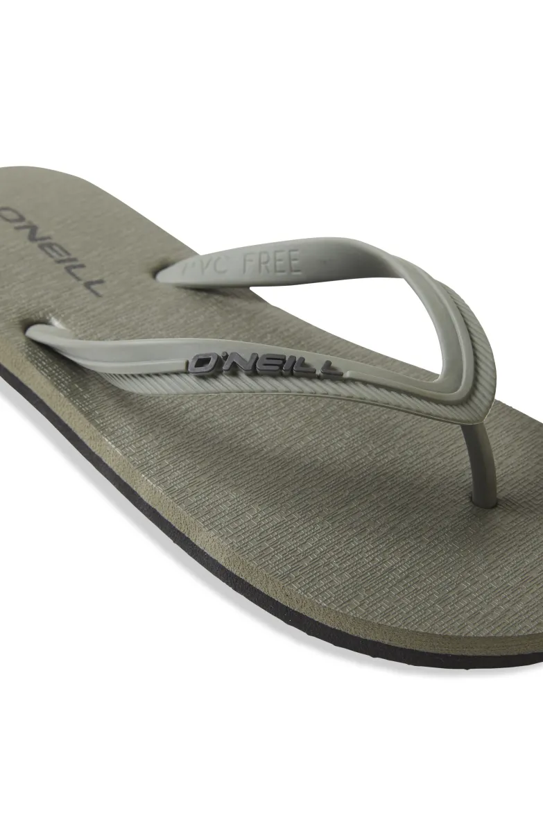 Slippers Profile Small Logo | Military Green