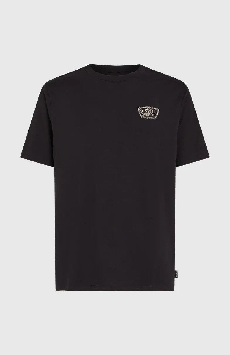Small Chest Print T-shirt | Black Out