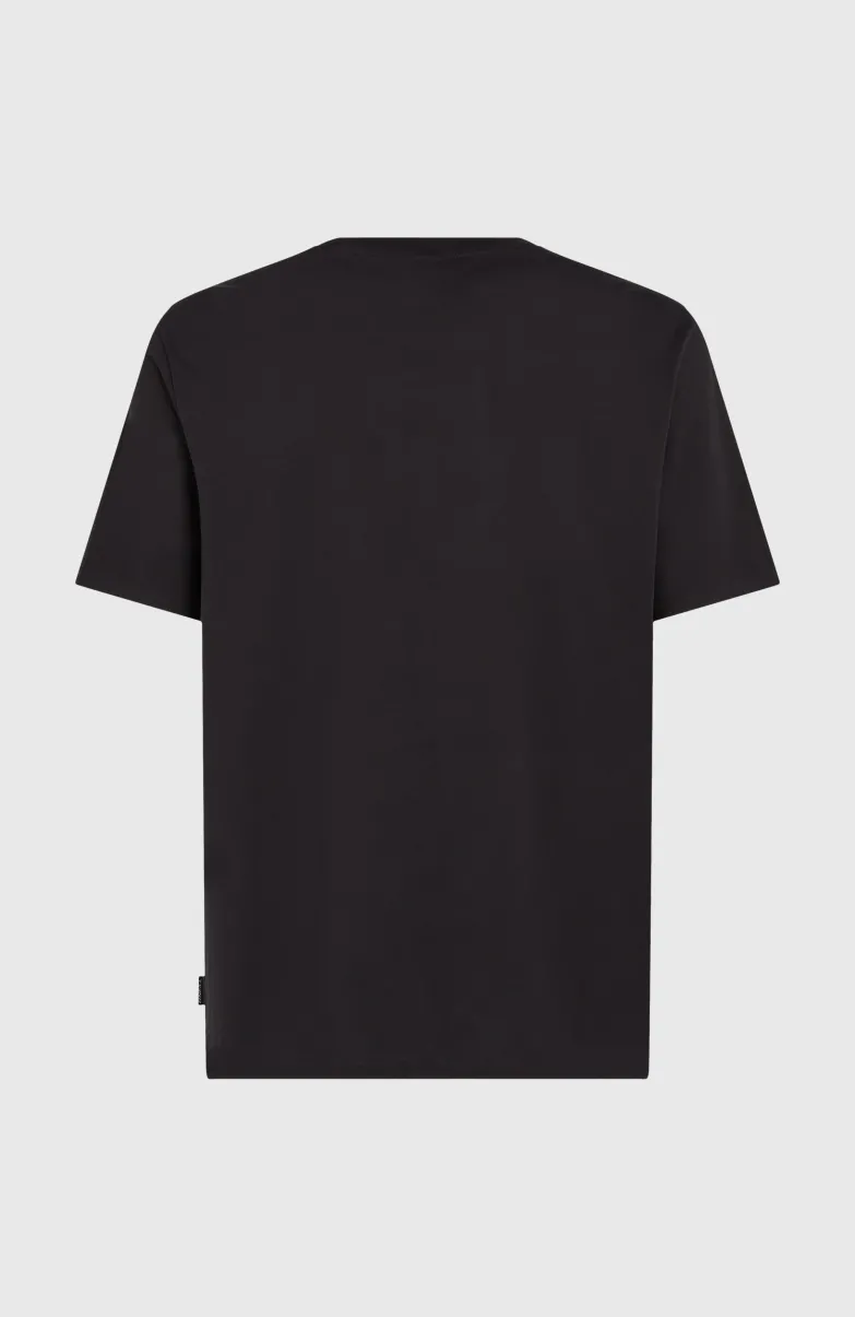 Small Chest Print T-shirt | Black Out