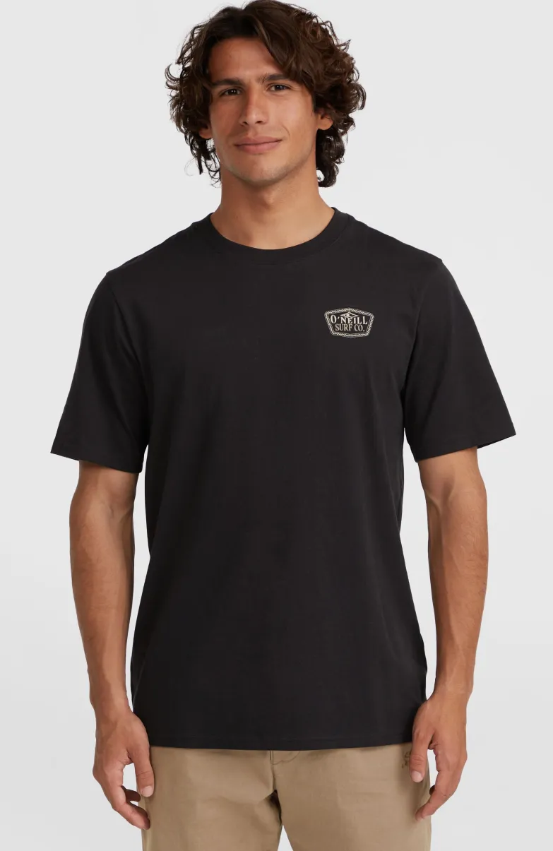 Small Chest Print T-shirt | Black Out