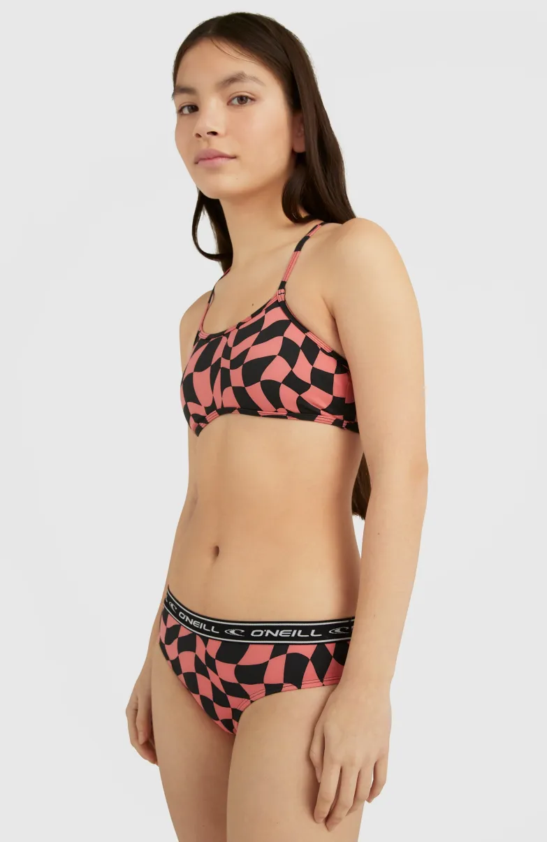 Sportclub Active Bralette Bikiniset | Pink Checkboard