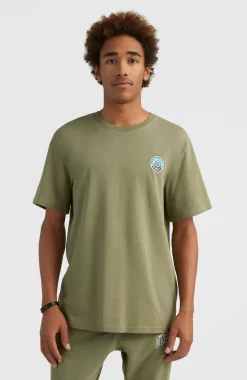 State Emblem T-shirt | Deep Lichen Green