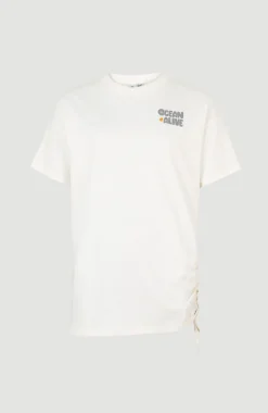 Stream Adjustable Long T-shirt | Snow White