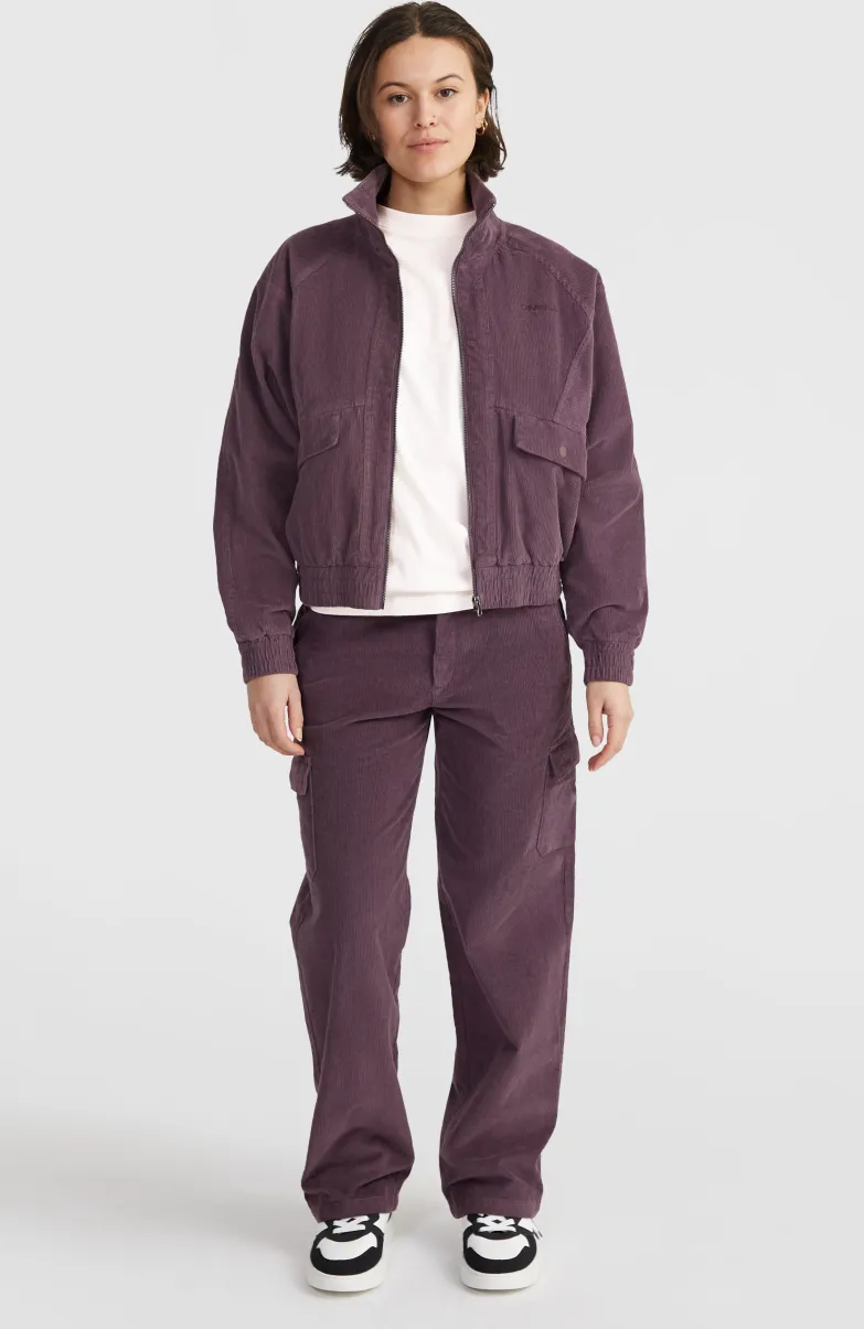 Surf Heroes Cord Cargobroek | Mauve Miracle