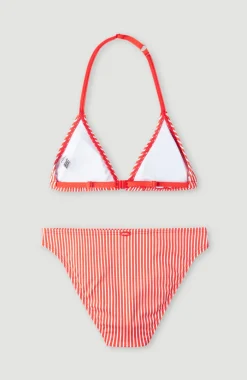 Surf State Triangelbikiniset | Red Simple Stripe