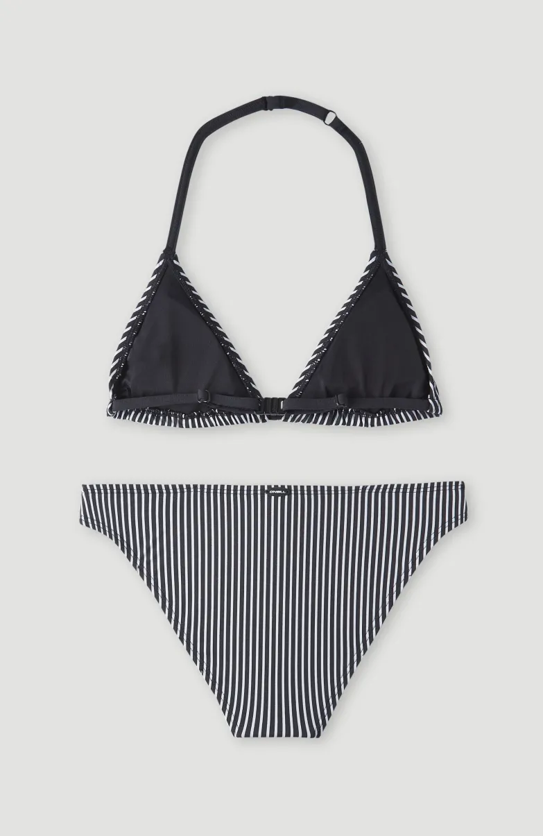 Surf State Triangelbikiniset | Black Simple Stripe