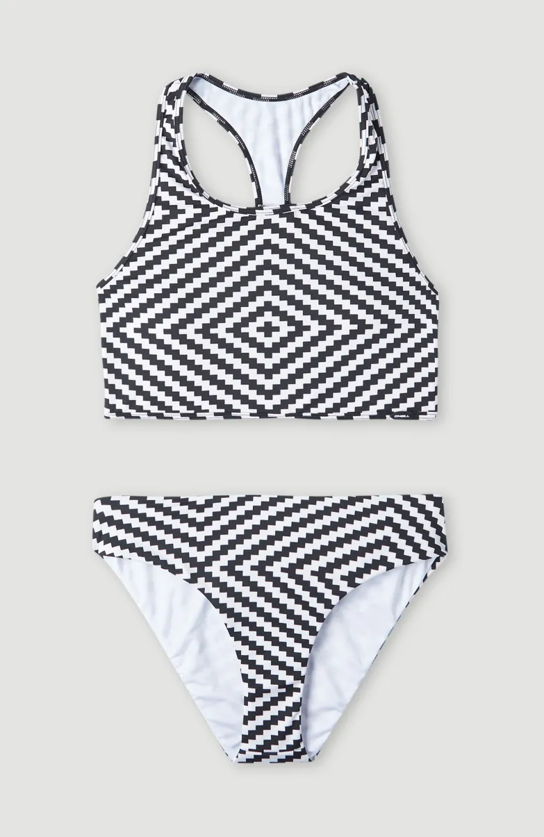 Surfers Not Street Children Sporty Bikiniset | Black & White SNSC
