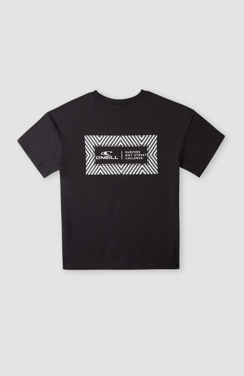 Surfers Not Street Children Oversized T-shirt | Black Out