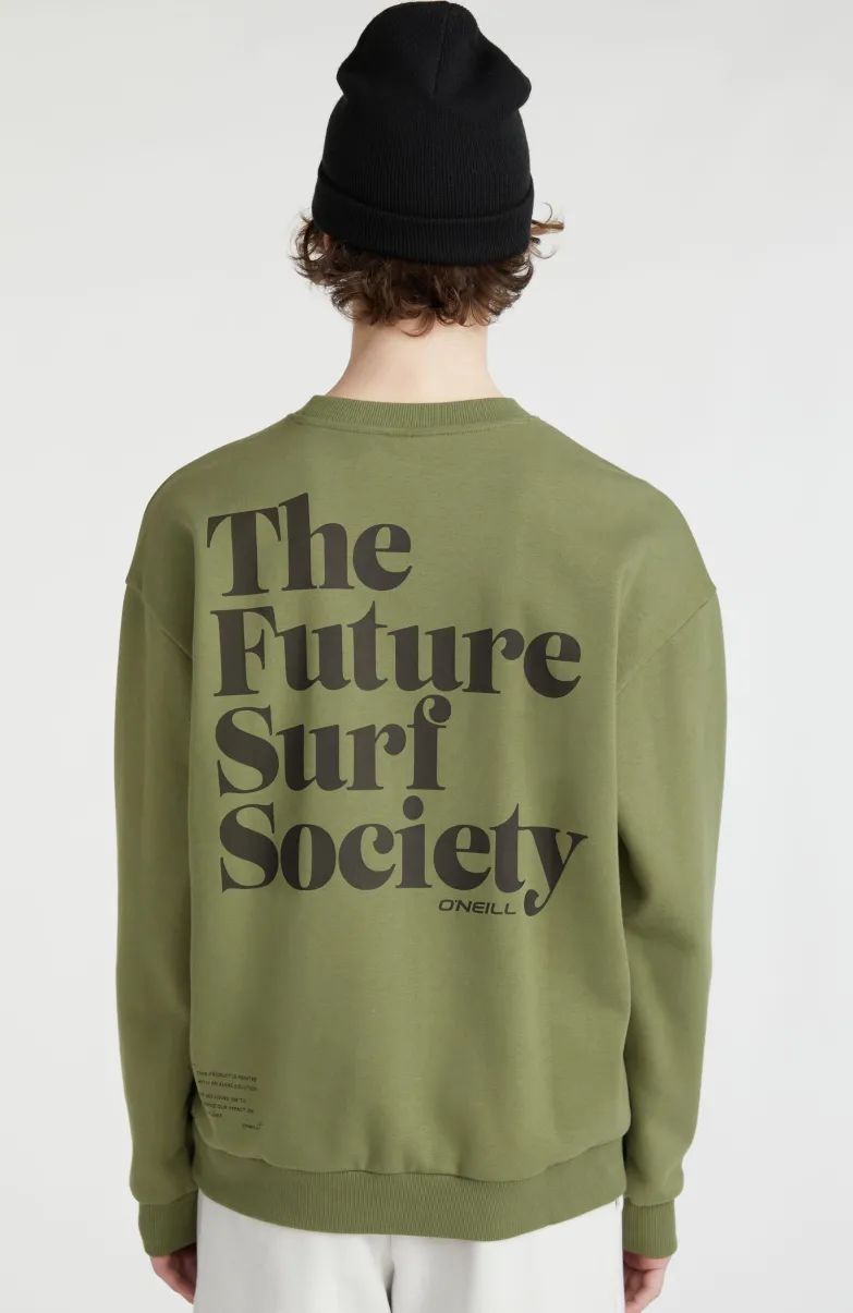 Sweater Future Surf Society | Deep Lichen Green