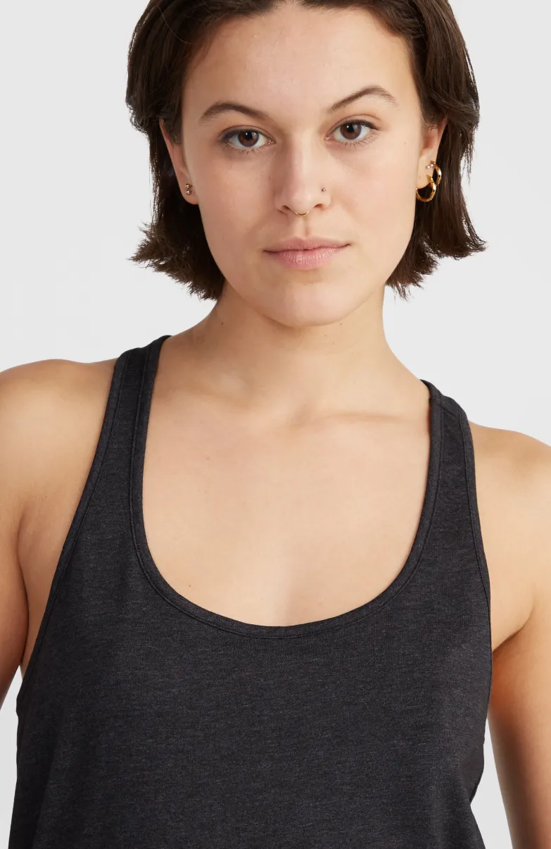 Tanktop Essentials Racer Back | Black Out