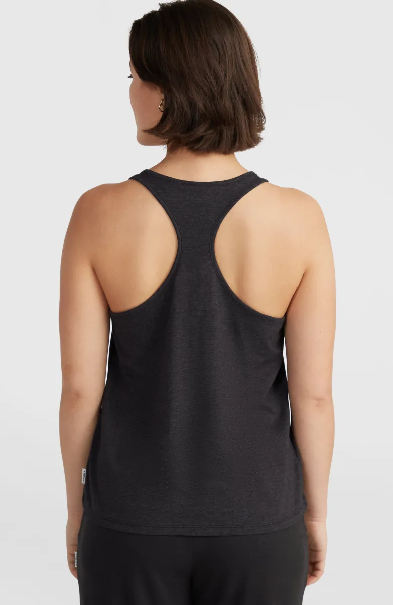 Tanktop Essentials Racer Back | Black Out