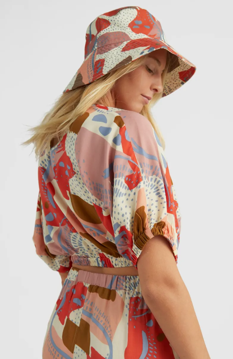 Top Tidda Woven | Patchwork Print