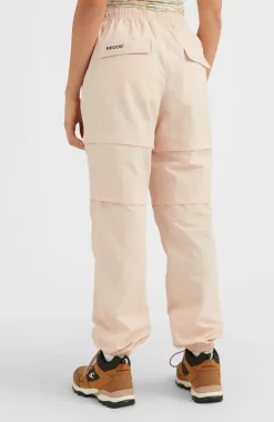 Tour Convertible High-Waist Zip Broek | Peach Whip