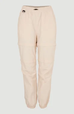 Tour Convertible High-Waist Zip Broek | Peach Whip