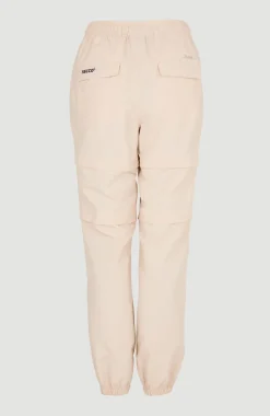 Tour Convertible High-Waist Zip Broek | Peach Whip