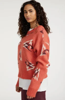 Trui Anchorage Knit | Red Knit Mountains