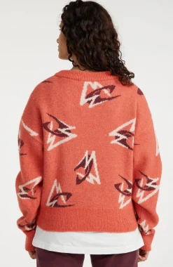 Trui Anchorage Knit | Red Knit Mountains