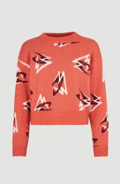 Trui Anchorage Knit | Red Knit Mountains