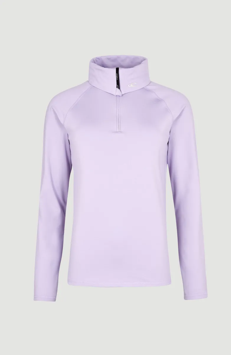 Trui Clime Fleece Met Halve Rits | Purple Rose