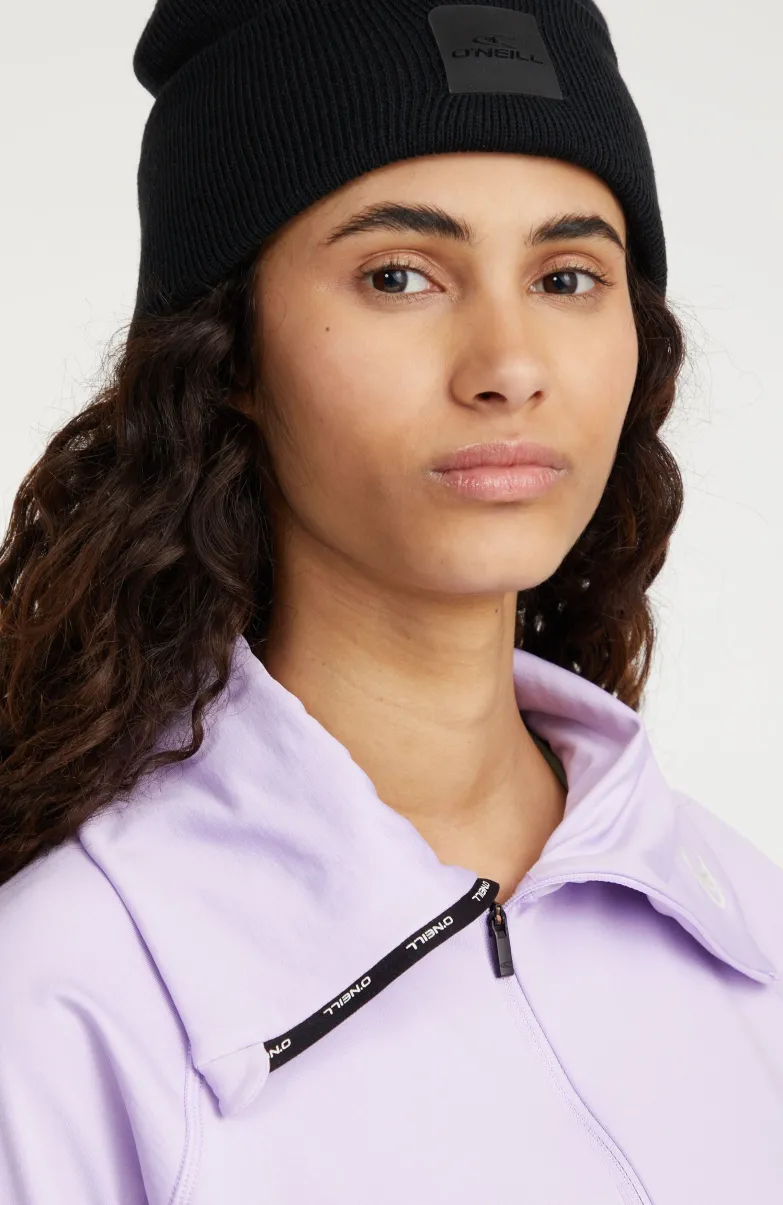 Trui Clime Fleece Met Halve Rits | Purple Rose