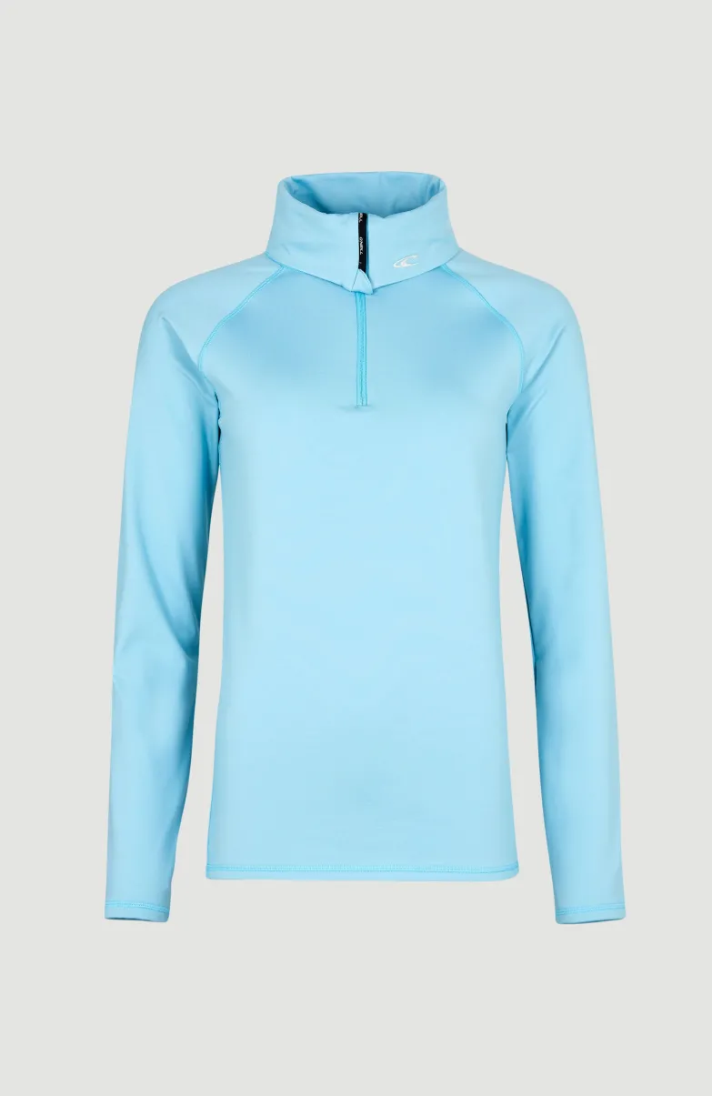 Trui Clime Fleece Met Halve Rits | Blue Wave