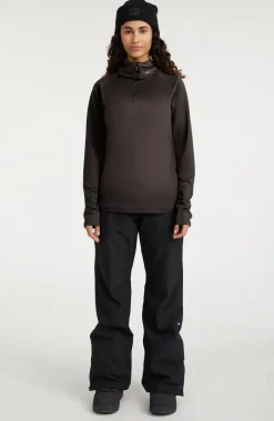Trui Clime Fleece Met Halve Rits | Raven