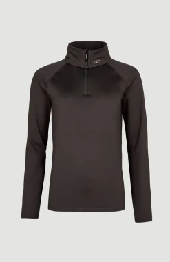 Trui Clime Fleece Met Halve Rits | Raven