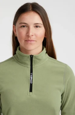 Trui Jack's Fleece Met Halve Rits | Deep Lichen Green