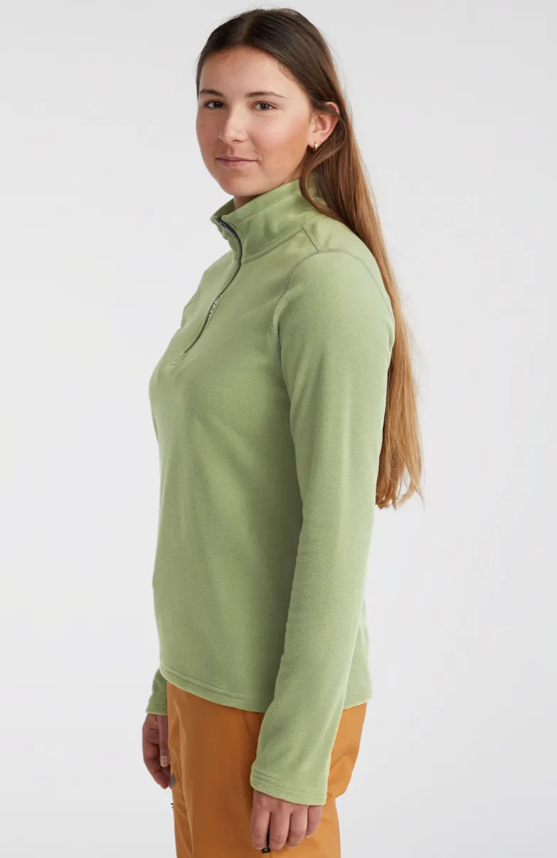 Trui Jack's Fleece Met Halve Rits | Deep Lichen Green