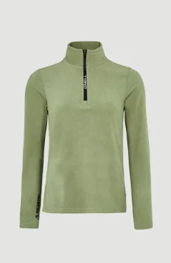 Trui Jack's Fleece Met Halve Rits | Deep Lichen Green