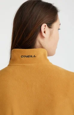 Trui Jack's Fleece Met Halve Rits | Rich Caramel