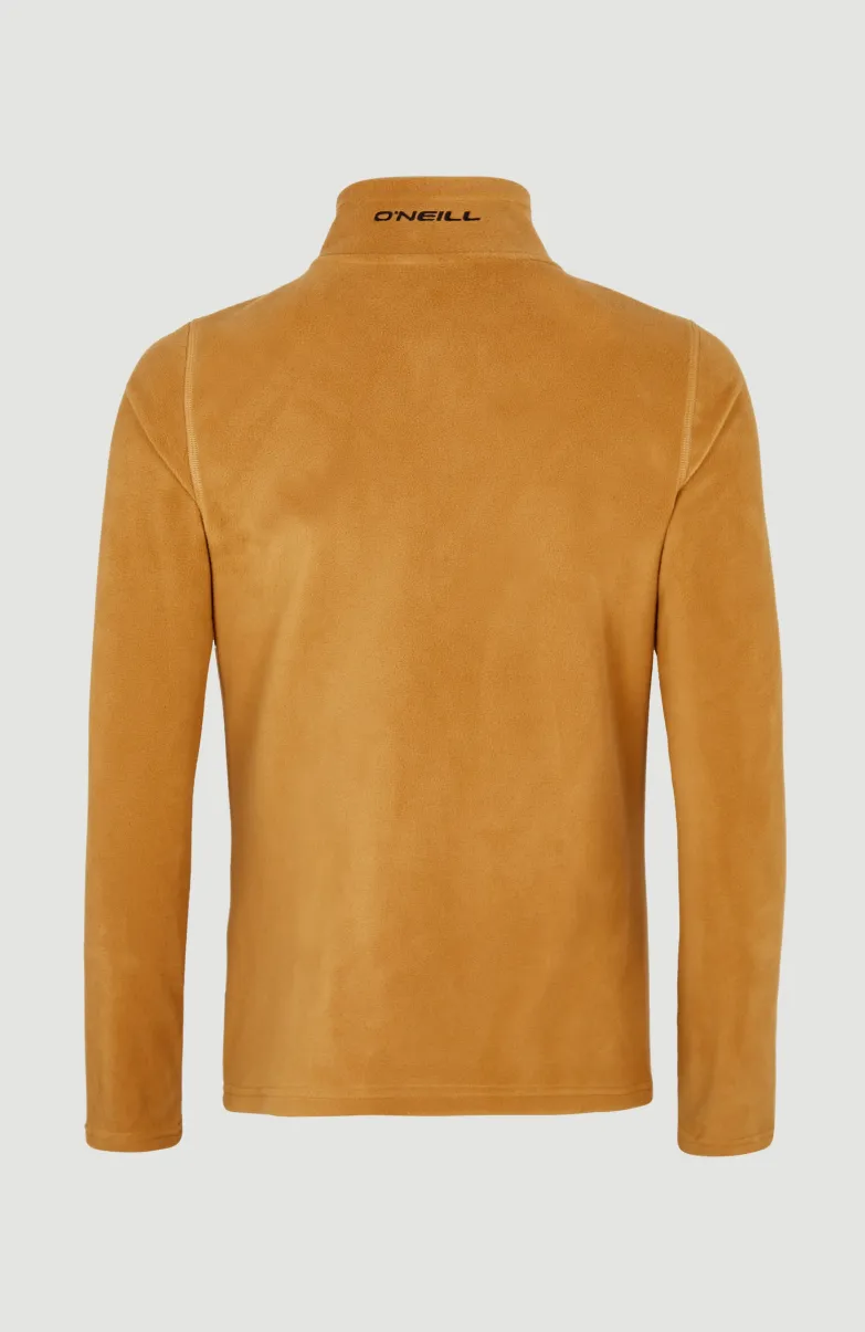 Trui Jack's Fleece Met Halve Rits | Rich Caramel
