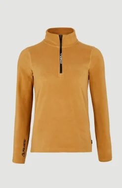 Trui Jack's Fleece Met Halve Rits | Rich Caramel