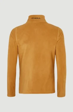 Trui Jack's Fleece Met Halve Rits | Rich Caramel