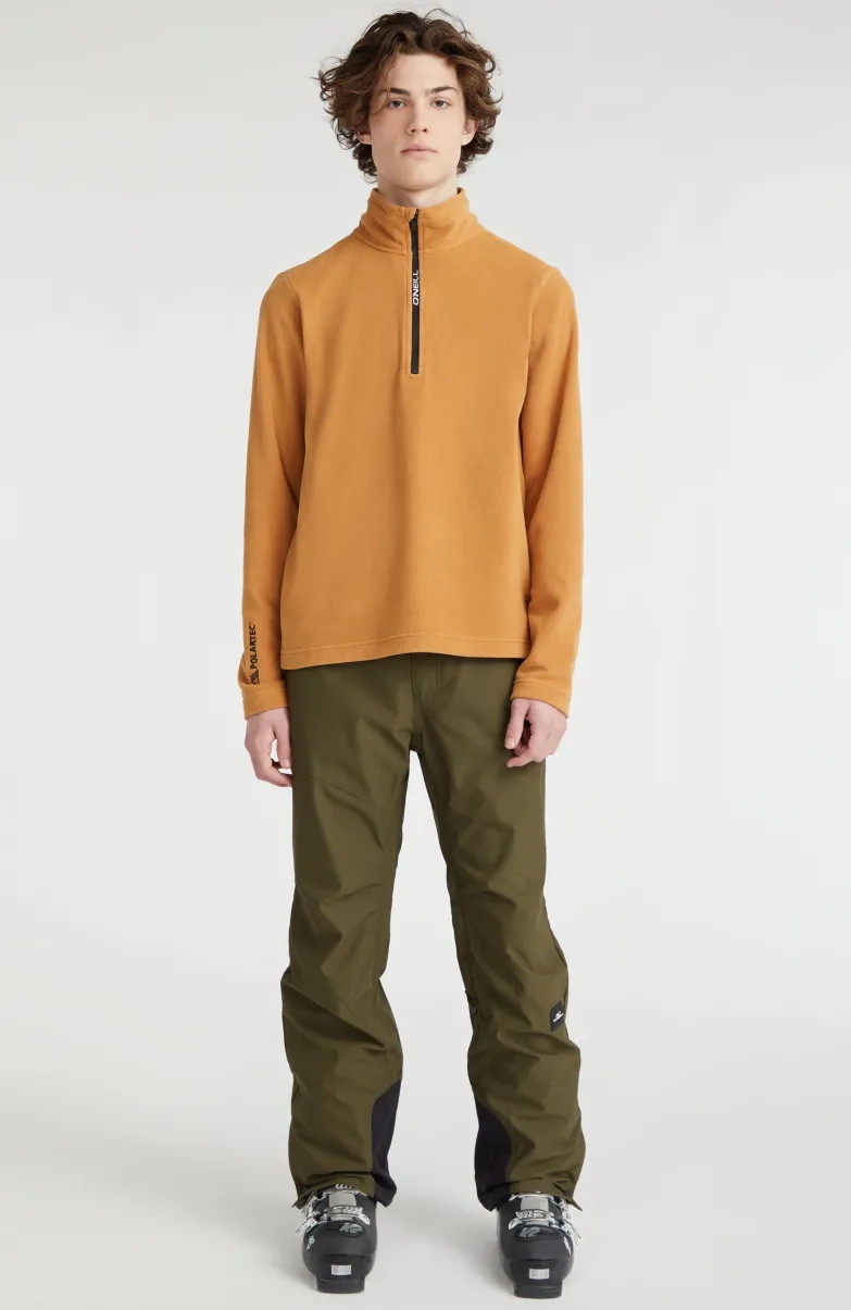 Trui Jack's Fleece Met Halve Rits | Rich Caramel