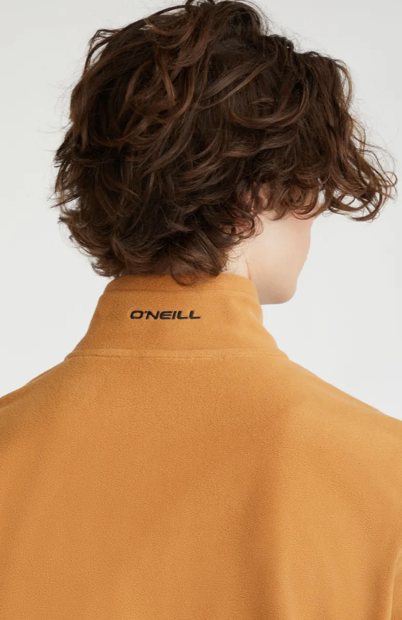 Trui Jack's Fleece Met Halve Rits | Rich Caramel