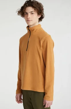 Trui Jack's Fleece Met Halve Rits | Rich Caramel