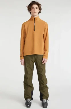 Trui Jack's Fleece Met Halve Rits | Rich Caramel