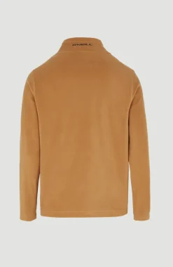 Trui Jack's Fleece Met Halve Rits | Rich Caramel