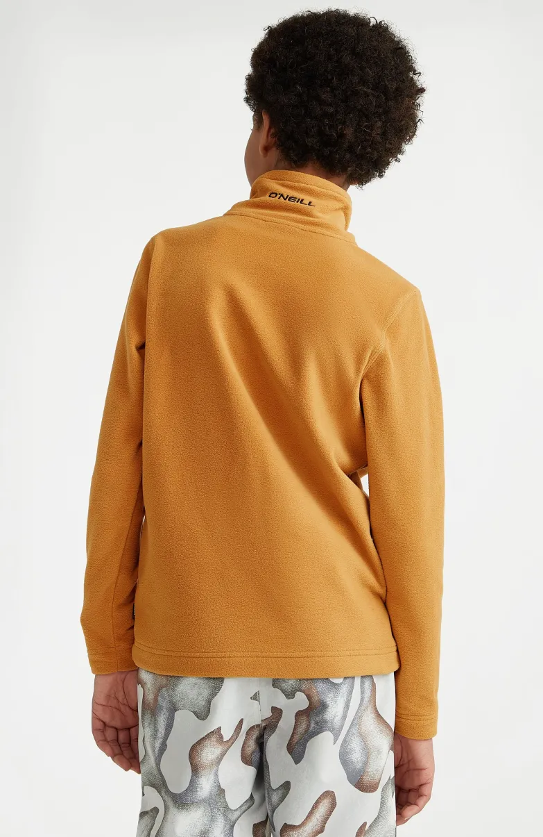 Trui Jack's Fleece Met Halve Rits | Rich Caramel