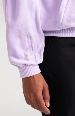 Trui O'Riginals Fleece Met Halve Rits | Purple Rose