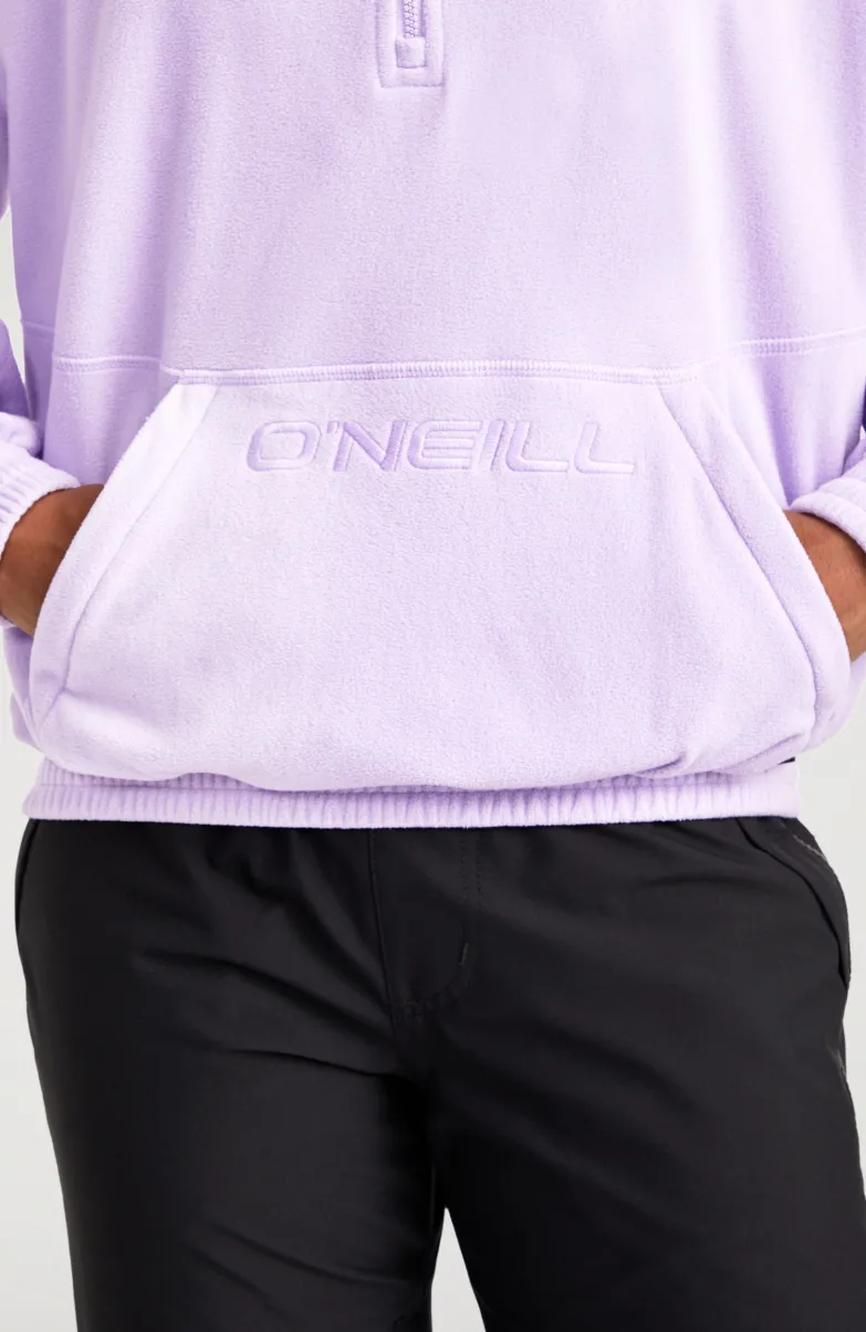 Trui O'Riginals Fleece Met Halve Rits | Purple Rose