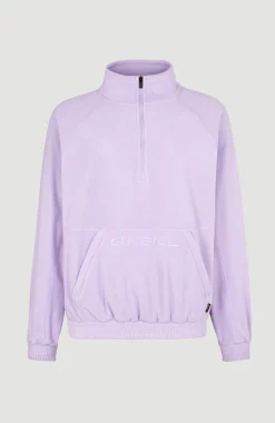 Trui O'Riginals Fleece Met Halve Rits | Purple Rose