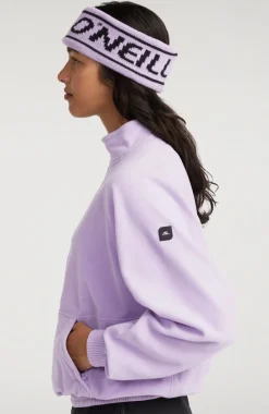 Trui O'Riginals Fleece Met Halve Rits | Purple Rose