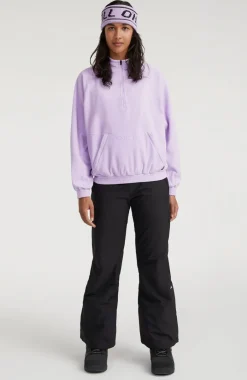 Trui O'Riginals Fleece Met Halve Rits | Purple Rose