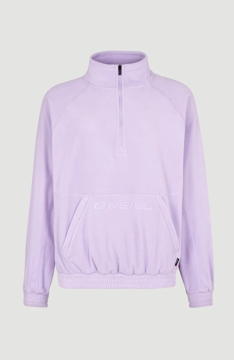 Trui O'Riginals Fleece Met Halve Rits | Purple Rose