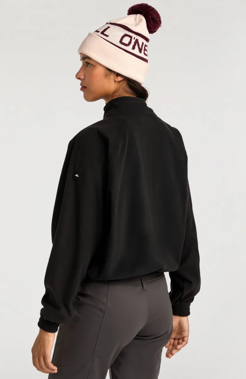 Trui O'Riginals Fleece Met Halve Rits | Black Out
