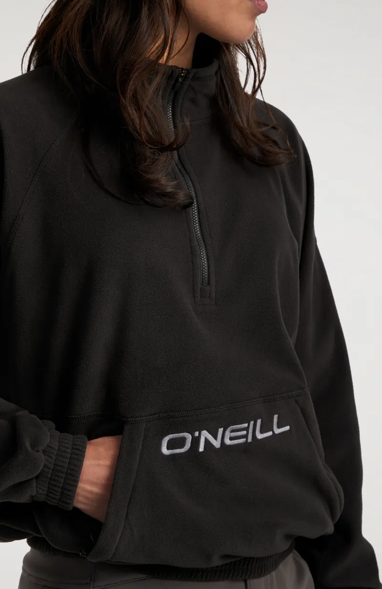 Trui O'Riginals Fleece Met Halve Rits | Black Out